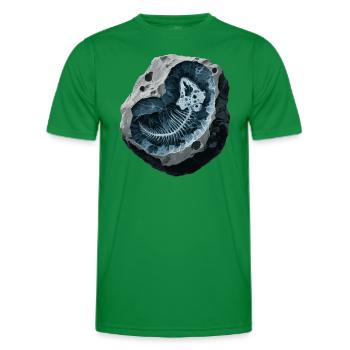 Fossilienjäger Fossilienjagd Paläontologe - Männer Funktions-T-Shirt - Kelly Green - Vorne - AI Model Male 178 dark (178cm)
