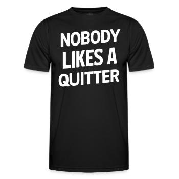 Genesung Nach Alkoholabhängigkeit Nüchternheit Aa - Männer Funktions-T-Shirt - Schwarz - Vorne - AI Model Male 178 dark (178cm)