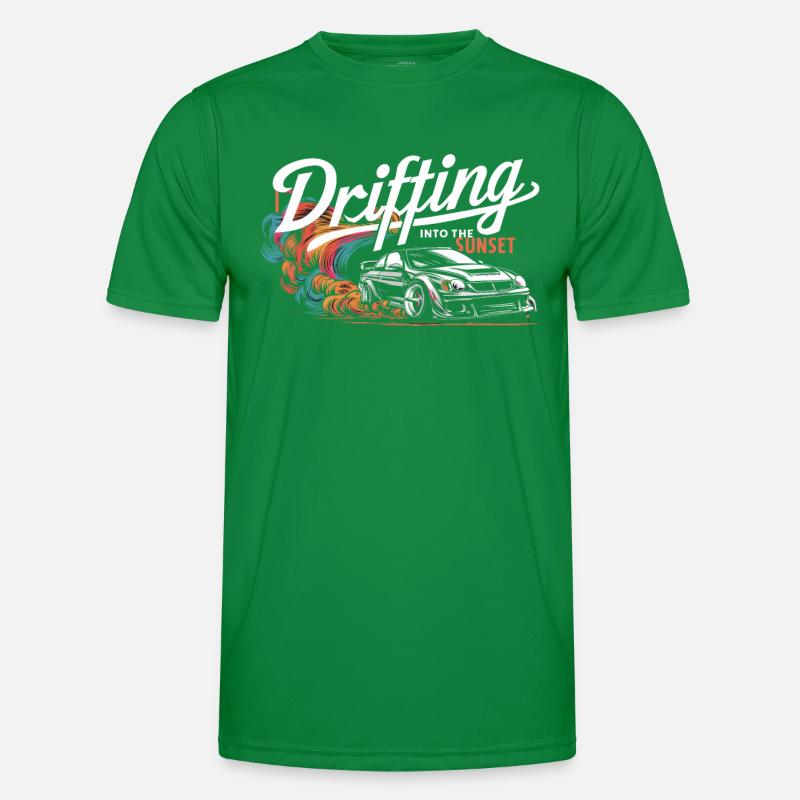 Course de drift automobile, dérive de sport automobile de voiture de course T-shirt sport Homme
