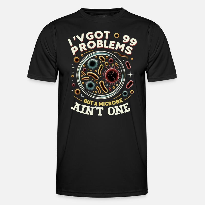 Microbiologist Microbiology Lab Staph Biology - Männer Funktions-T-Shirt - Schwarz