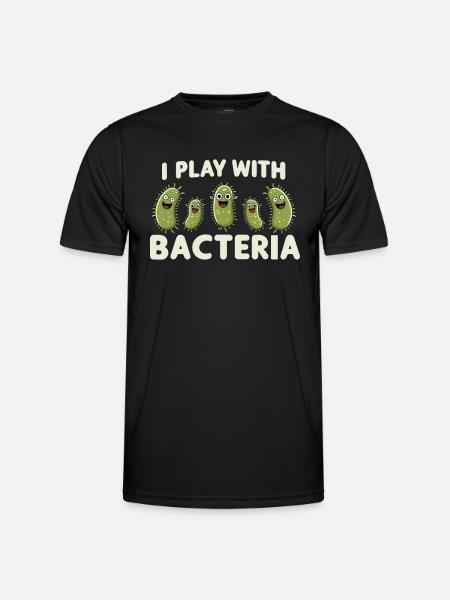 Microbiologist Microbiology Lab Staph Biology - Men's Functional T-Shirt - black