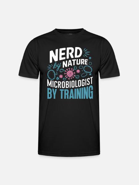 Microbiologist Microbiology Lab Staph Biology - Men's Functional T-Shirt - black