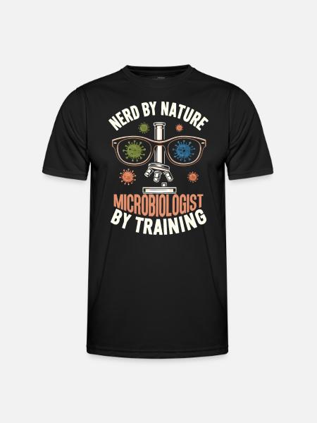 Microbiologist Microbiology Lab Staph Biology - Men's Functional T-Shirt - black