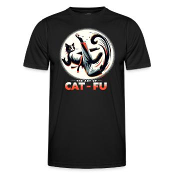 Kung Fu Chinese Kung Fu Asian Kung Fu - Men's Functional T-Shirt - black - Front - AI Model Male 178 dark (178cm)