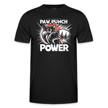Kung Fu Chinese Kung Fu Asian Kung Fu - Men's Functional T-Shirt - black - Front - AI Model Male 178 dark (178cm)