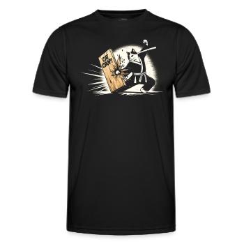 Kung Fu Chinese Kung Fu Asian Kung Fu - Men's Functional T-Shirt - black - Front - AI Model Male 178 dark (178cm)