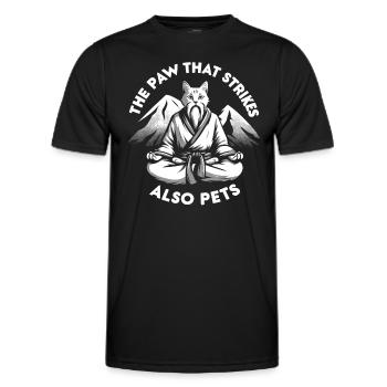 Kung Fu Chinese Kung Fu Asian Kung Fu - Men's Functional T-Shirt - black - Front - AI Model Male 178 dark (178cm)