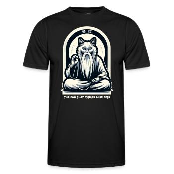 Kung Fu Chinese Kung Fu Asian Kung Fu - Men's Functional T-Shirt - black - Front - AI Model Male 178 dark (178cm)