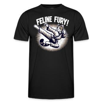Kung Fu Chinese Kung Fu Asian Kung Fu - Men's Functional T-Shirt - black - Front - AI Model Male 178 dark (178cm)