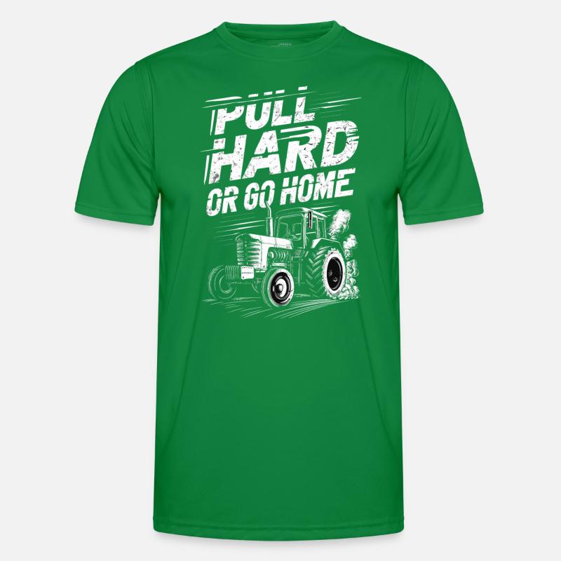 Tractor Pulling Tractor Pulling Tractor Power Farm Men's Functional T-Shirt