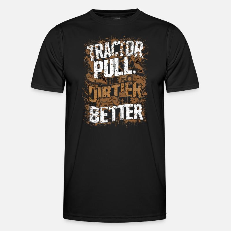 Tractor Pulling Tractor Pulling Tractor Power Farm Men's Functional T-Shirt