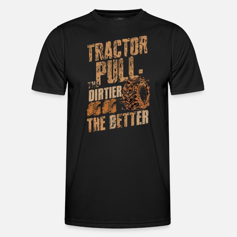 Tractor Pulling Tractor Pulling Tractor Power Farm Männer Funktions-T-Shirt