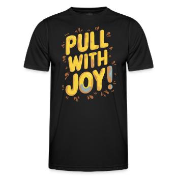 Tractor Pulling Tractor Pulling Tractor Power Farm - Men's Functional T-Shirt - black - Front - AI Model Male 178 dark (178cm)