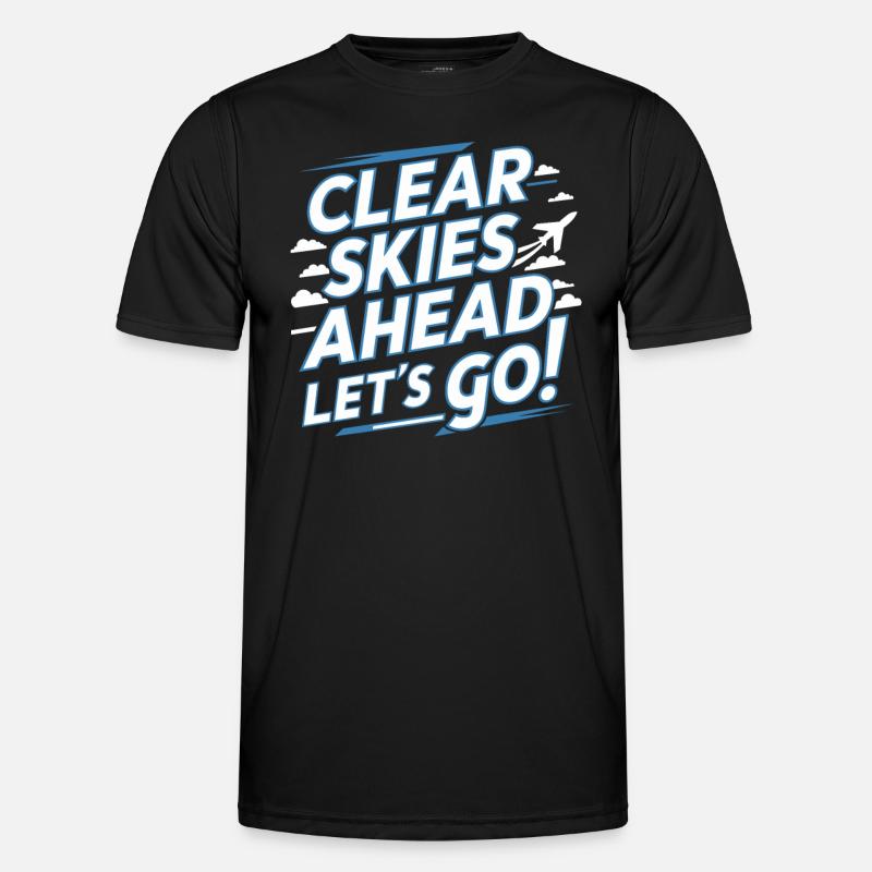 Air Traffic Controller Aircraft Flight Service Men's Functional T-Shirt