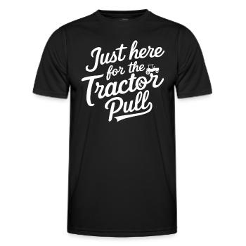 Tractor Pulling Tractor Pulling Tractor Power Farm - Men's Functional T-Shirt - black - Front - AI Model Male 178 dark (178cm)