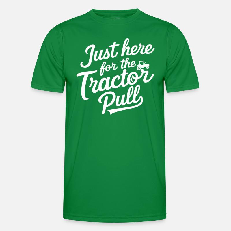 Tractor Pulling Tractor Pulling Tractor Power Farm Men's Functional T-Shirt