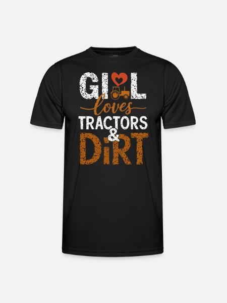 Tractor Pulling Tractor Pulling Tractor Power Farm - Men's Functional T-Shirt - black