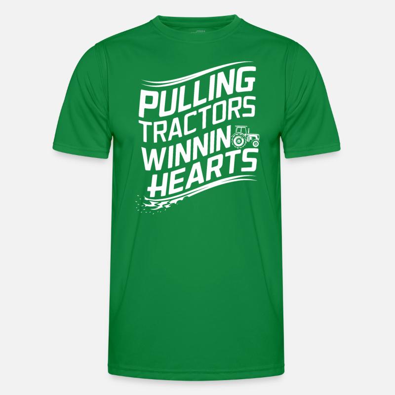 Tractor Pulling Tractor Pulling Tractor Power Farm Men's Functional T-Shirt