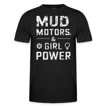 Tractor Pulling Tractor Pulling Tractor Power Farm - Men's Functional T-Shirt - black - Front - AI Model Male 178 dark (178cm)