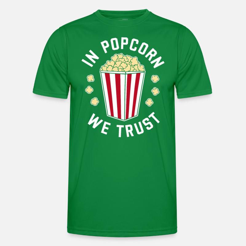 Lustiger Popcorn-spruch, Binge-watching-popcorn Männer Funktions-T-Shirt