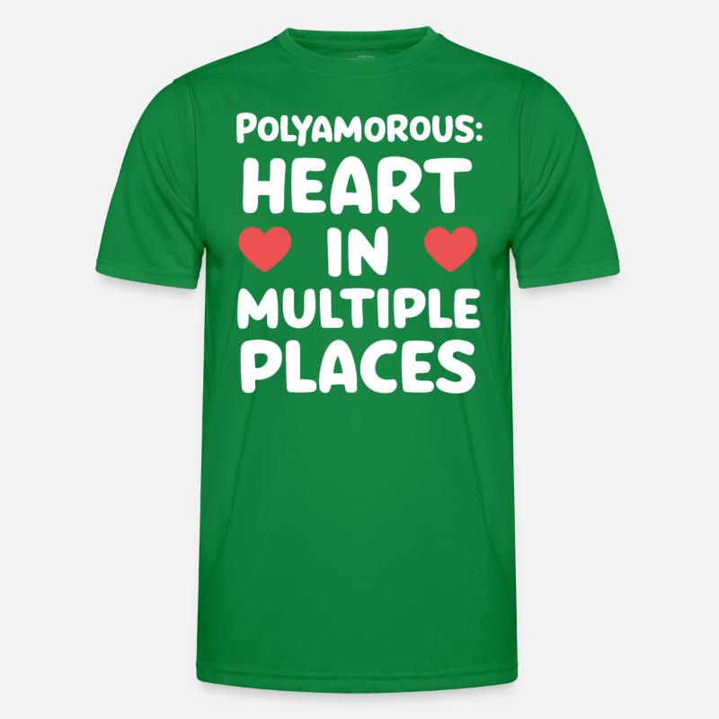 Polyamoröse Gemeinschaft Polyamorous Parenting Männer Funktions-T-Shirt