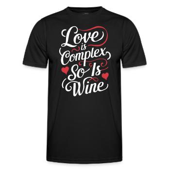 Communauté polyamoureuse Parentalité polyamoureuse - T-shirt sport Homme - noir - Devant - AI Model Male 178 dark (178cm)