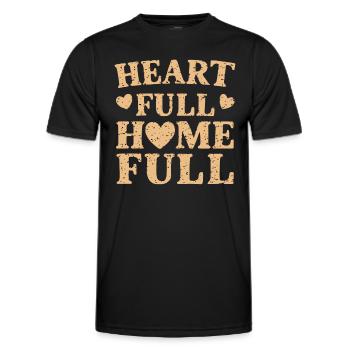 Communauté polyamoureuse Parentalité polyamoureuse - T-shirt sport Homme - noir - Devant - AI Model Male 178 dark (178cm)