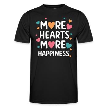 Communauté polyamoureuse Parentalité polyamoureuse - T-shirt sport Homme - noir - Devant - AI Model Male 178 dark (178cm)