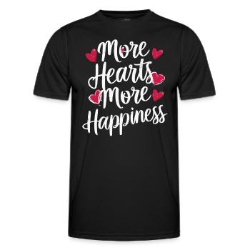 Communauté polyamoureuse Parentalité polyamoureuse - T-shirt sport Homme - noir - Devant - AI Model Male 178 dark (178cm)