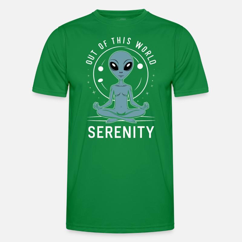 méditation, pleine conscience, relaxation et T-shirt sport Homme