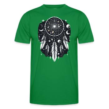 Attrape-rêves Attrape-rêves spirituel bohème - T-shirt sport Homme - vert - Devant - AI Model Male 178 dark (178cm)