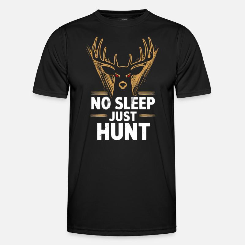 Erlebe Die Spannung Der Hirschjagd Im Wald Mit Männer Funktions-T-Shirt