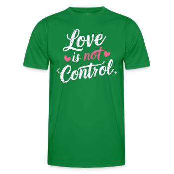 Sensibilisation à la violence domestique - T-shirt sport Homme - vert - Devant - AI Model Male 178 dark (178cm)