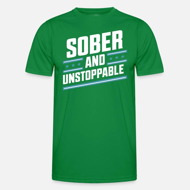 recovery from alcohol dependence sobriety aa Men's Functional T-Shirt
