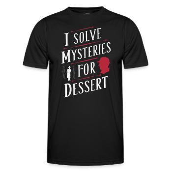 Meurtre Mystère Tenue De Dîner, Fête, Scène De Crime - T-shirt sport Homme - noir - Devant - AI Model Male 178 dark (178cm)