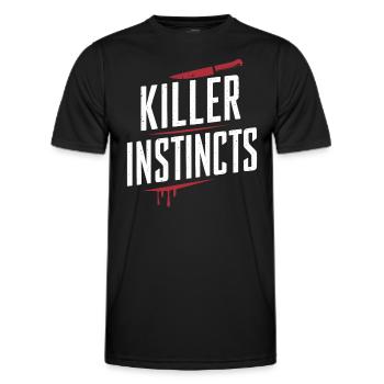 Meurtre Mystère Tenue De Dîner, Fête, Scène De Crime - T-shirt sport Homme - noir - Devant - AI Model Male 178 dark (178cm)