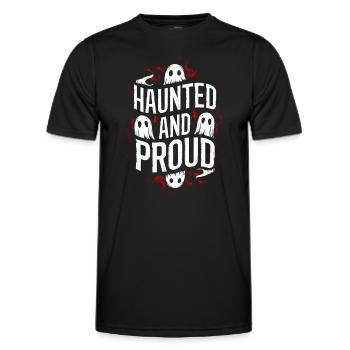 Ghost Bait Halloween Parapsychology Paranormal - Men's Functional T-Shirt - black - Front - AI Model Male 178 dark (178cm)
