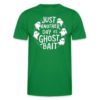 Appât fantôme Halloween Parapsychologie Paranormal - T-shirt sport Homme - vert - Devant - AI Model Male 178 dark (178cm)