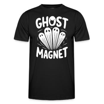 Appât fantôme Halloween Parapsychologie Paranormal - T-shirt sport Homme - noir - Devant - AI Model Male 178 dark (178cm)