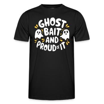 Ghost Bait Halloween Parapsychology Paranormal - Men's Functional T-Shirt - black - Front - AI Model Male 178 dark (178cm)