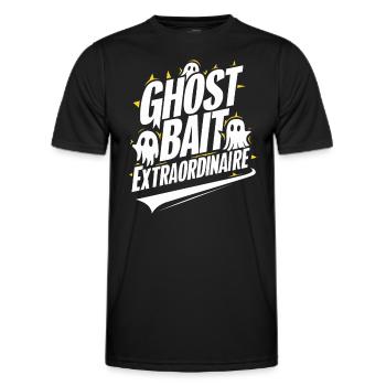 Ghost Bait Halloween Parapsychology Paranormal - Men's Functional T-Shirt - black - Front - AI Model Male 178 dark (178cm)