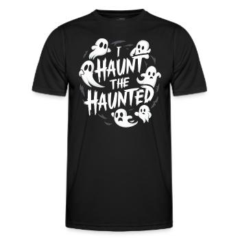 Ghost Bait Halloween Parapsychology Paranormal - Men's Functional T-Shirt - black - Front - AI Model Male 178 dark (178cm)