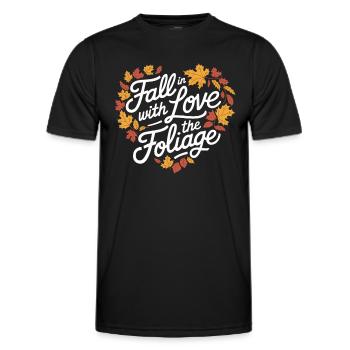 Autumnal blaze of colour for nature lovers and - Men's Functional T-Shirt - black - Front - AI Model Male 178 dark (178cm)