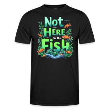 Aquascaping Enthusiast Underwater Gardening - Männer Funktions-T-Shirt - Schwarz - Vorne - AI Model Male 178 dark (178cm)