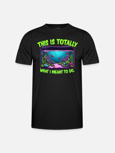 Aquascaping Enthusiast Underwater Gardening - Men's Functional T-Shirt - black