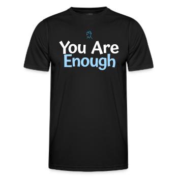 Mental Health Advocate Therapy Support Emotional - Men's Functional T-Shirt - black - Front - AI Model Male 178 dark (178cm)