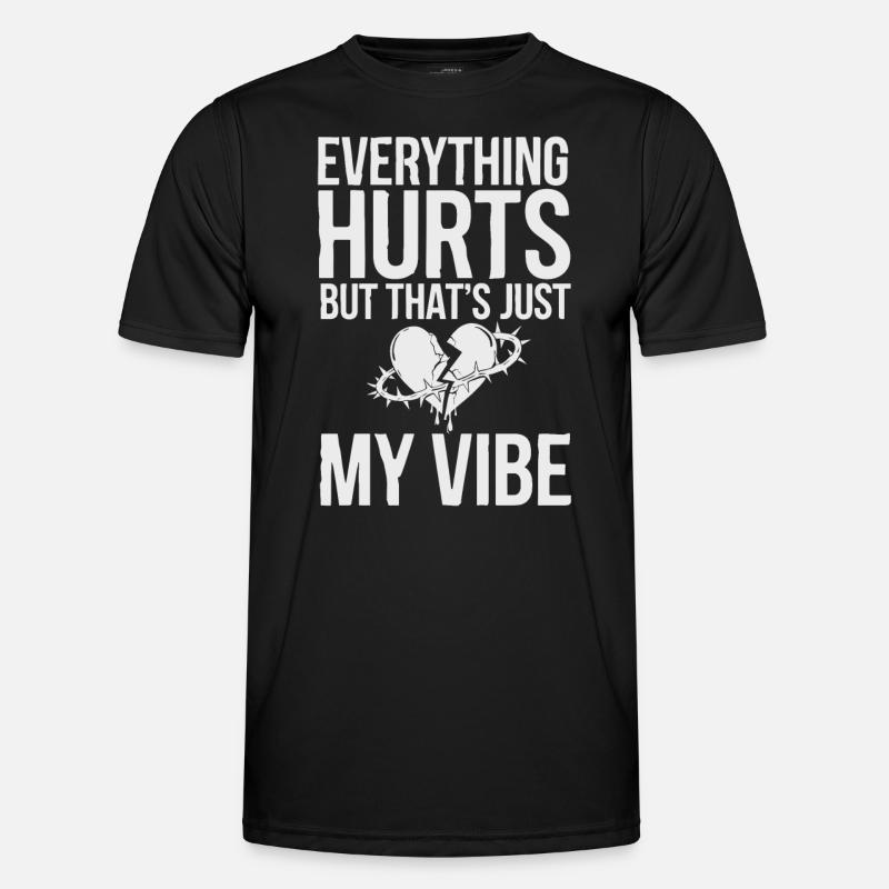 Introversion Alternative Style Emotional - Men's Functional T-Shirt - black