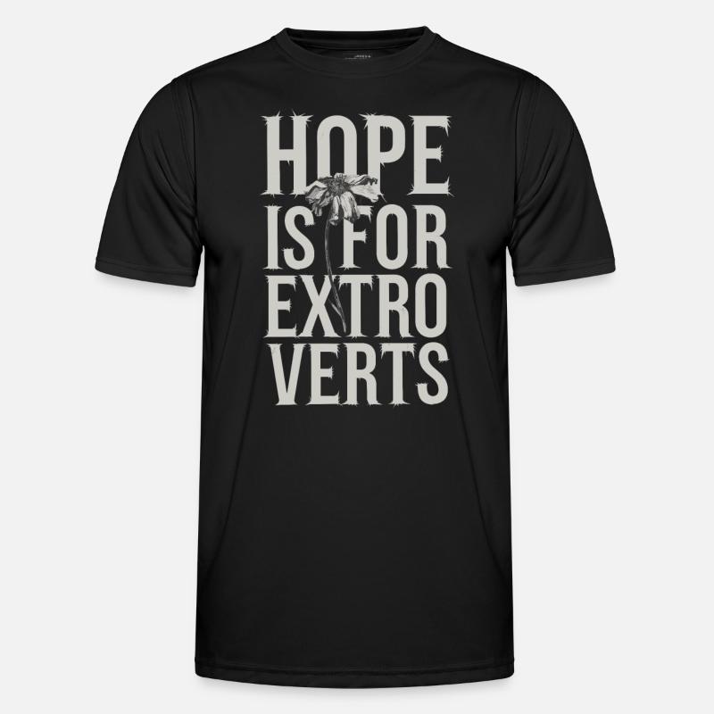 Introversion Alternative Style Emotional - Men's Functional T-Shirt - black