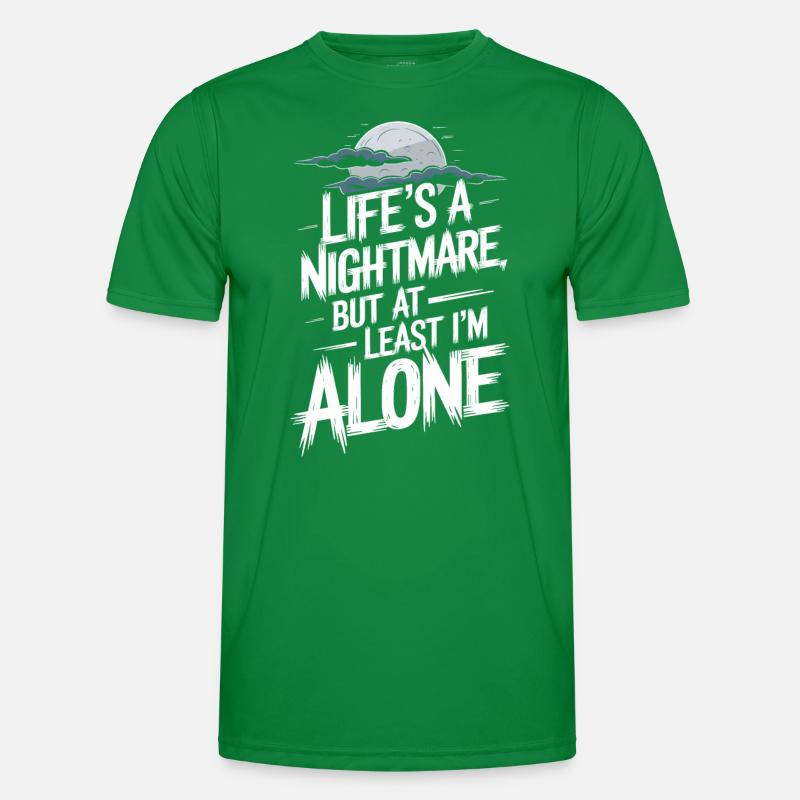Introversion Alternative Style Emotional Men's Functional T-Shirt
