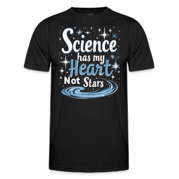 Astrology Skeptic: Critical Thinking - Men's Functional T-Shirt - black - Front - AI Model Male 178 dark (178cm)
